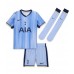 Camisa de Futebol Tottenham Hotspur Cristian Romero #17 Equipamento Secundário Infantil 2024-25 Manga Curta (+ Calças curtas)